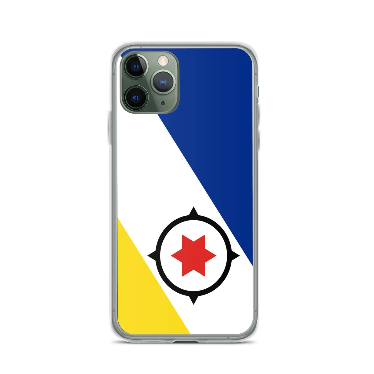 Coque iphone drapeau bonaire souple antichoc transparente