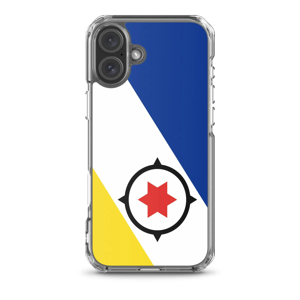 Coque iphone drapeau bonaire souple antichoc transparente