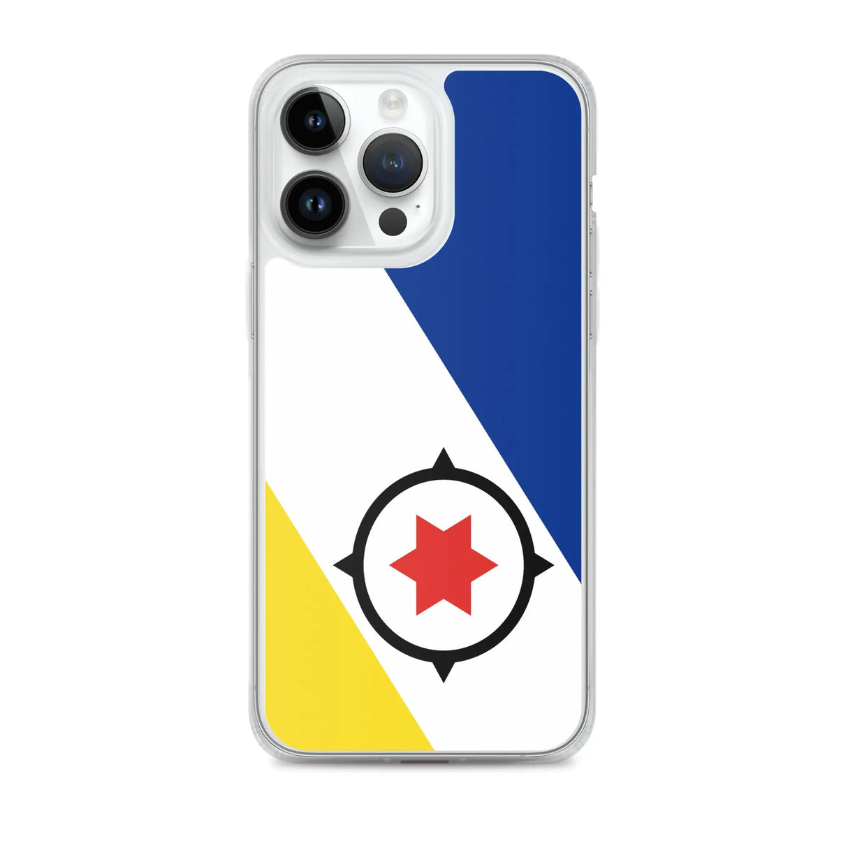 Coque iphone drapeau bonaire souple antichoc transparente