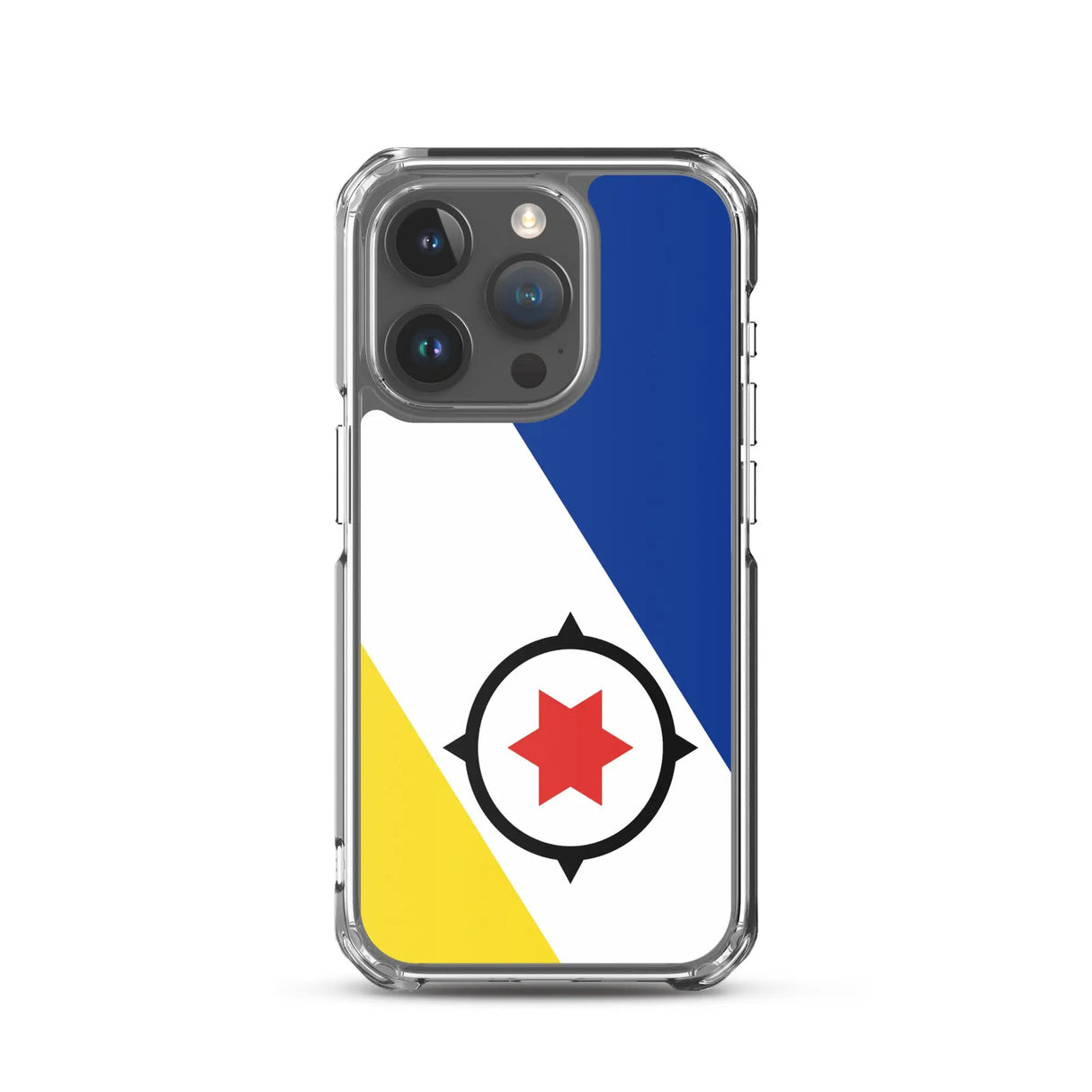 Coque iphone drapeau bonaire souple antichoc transparente