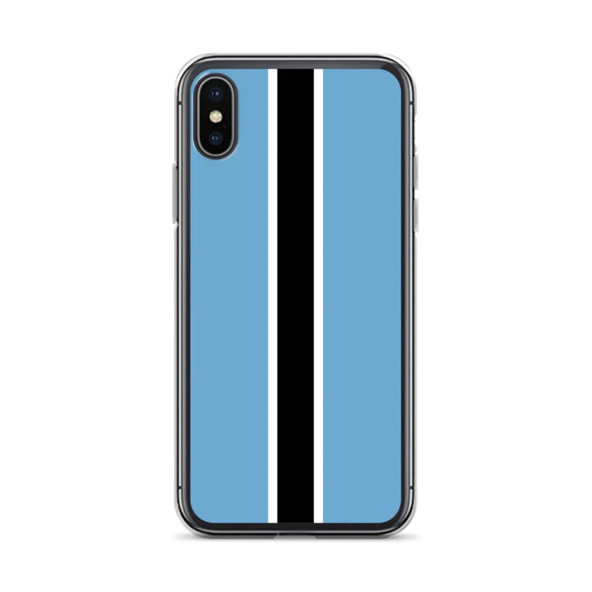 Coque iphone drapeau botswana souple antichoc transparente