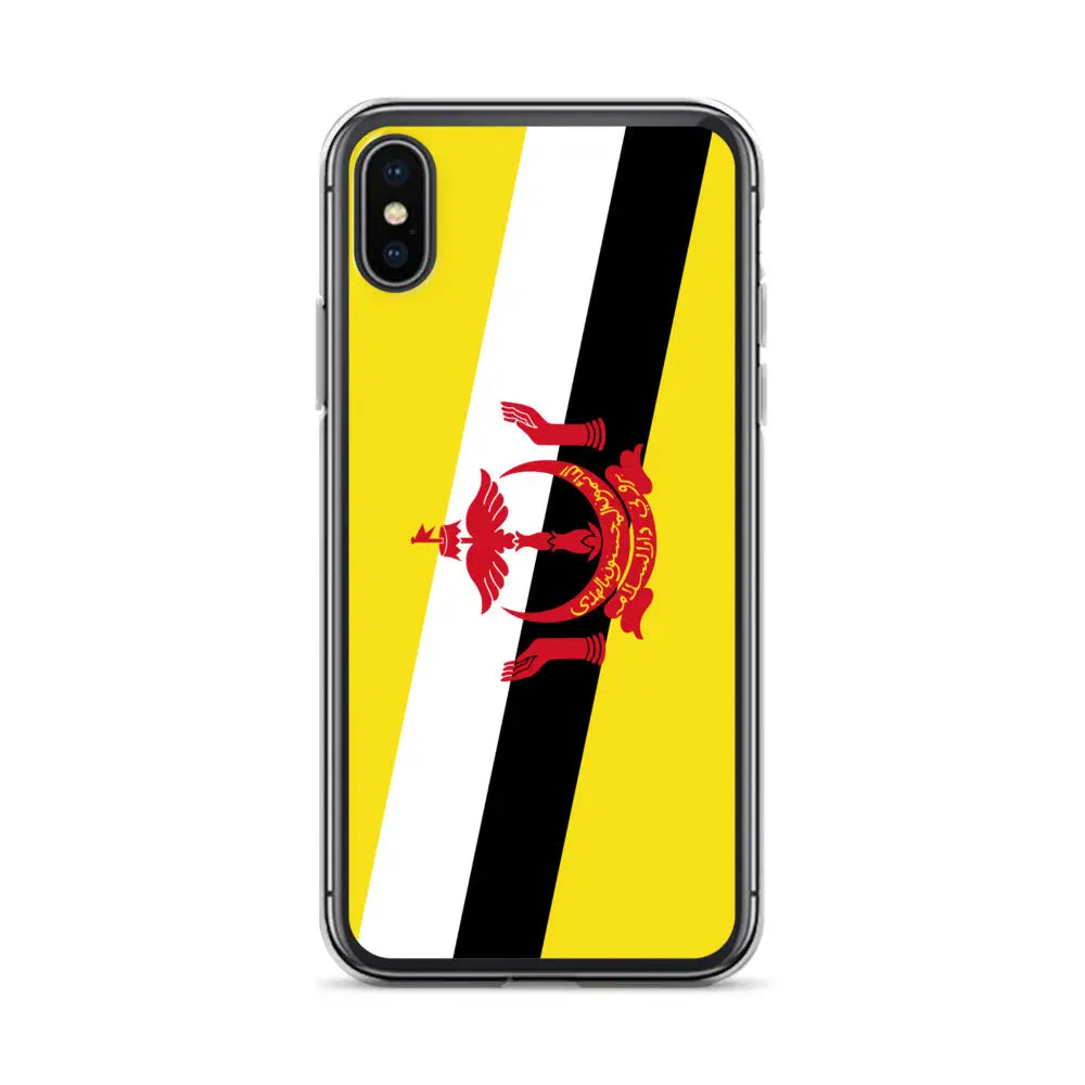 Coque iphone drapeau brunei souple antichoc transparente