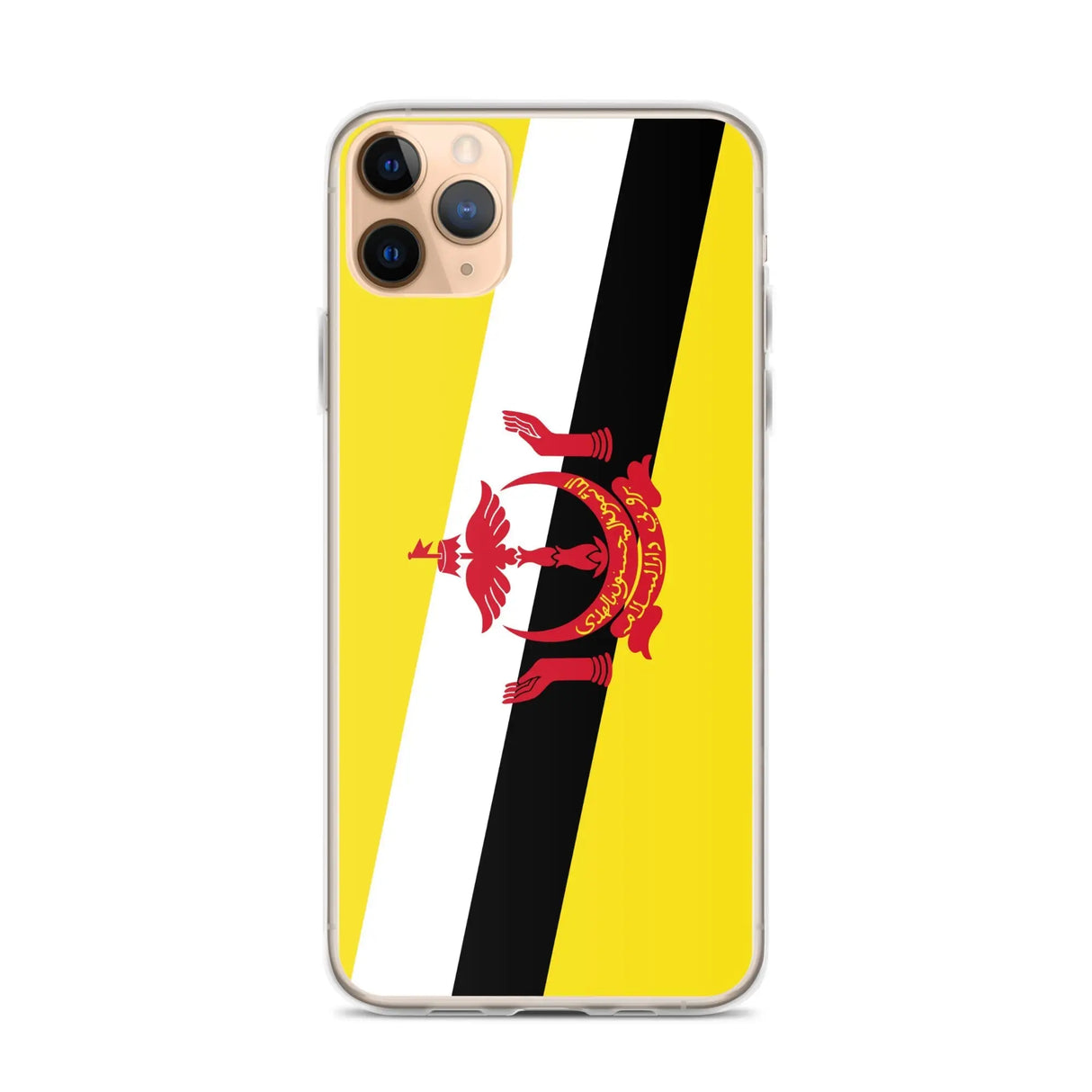 Coque iphone drapeau brunei souple antichoc transparente