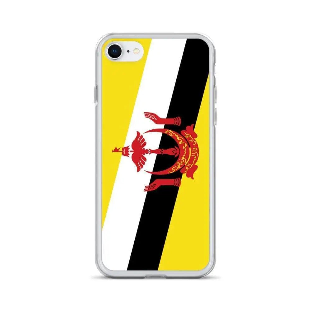Coque iphone drapeau brunei souple antichoc transparente