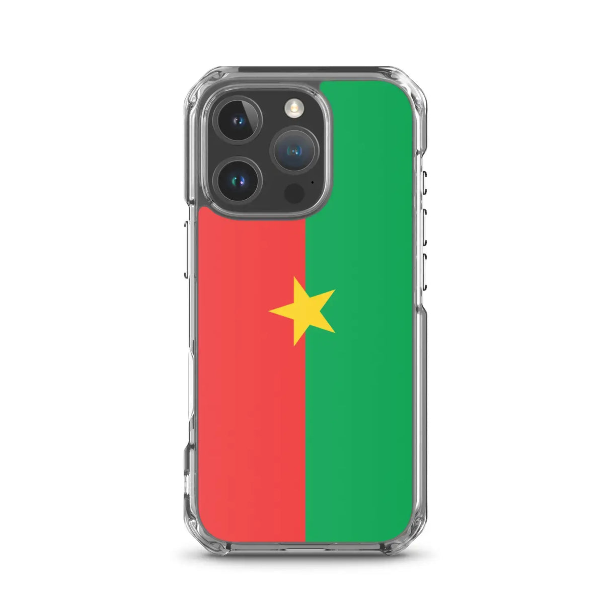 Coque iphone drapeau burkina faso souple antichoc