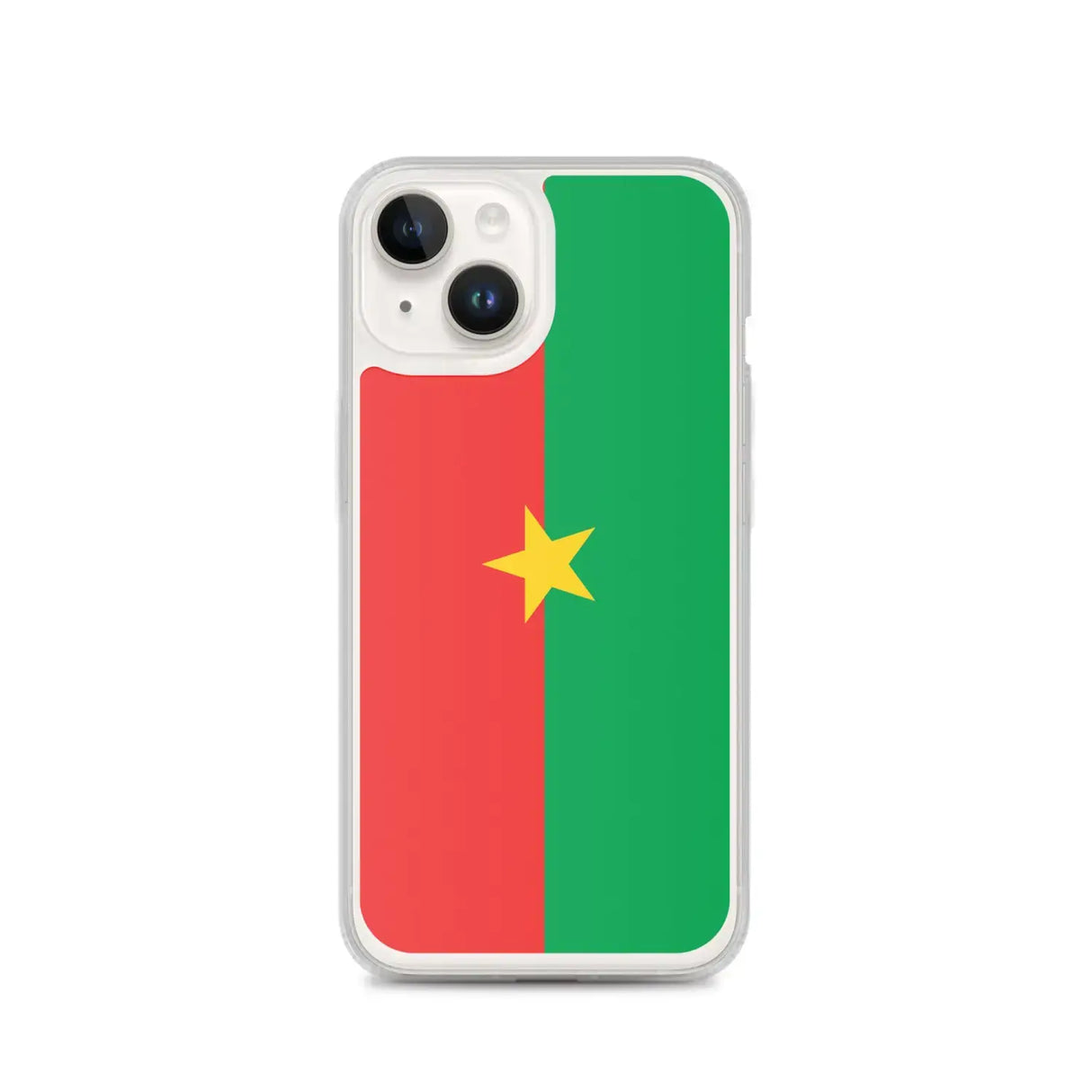 Coque iphone drapeau burkina faso souple antichoc