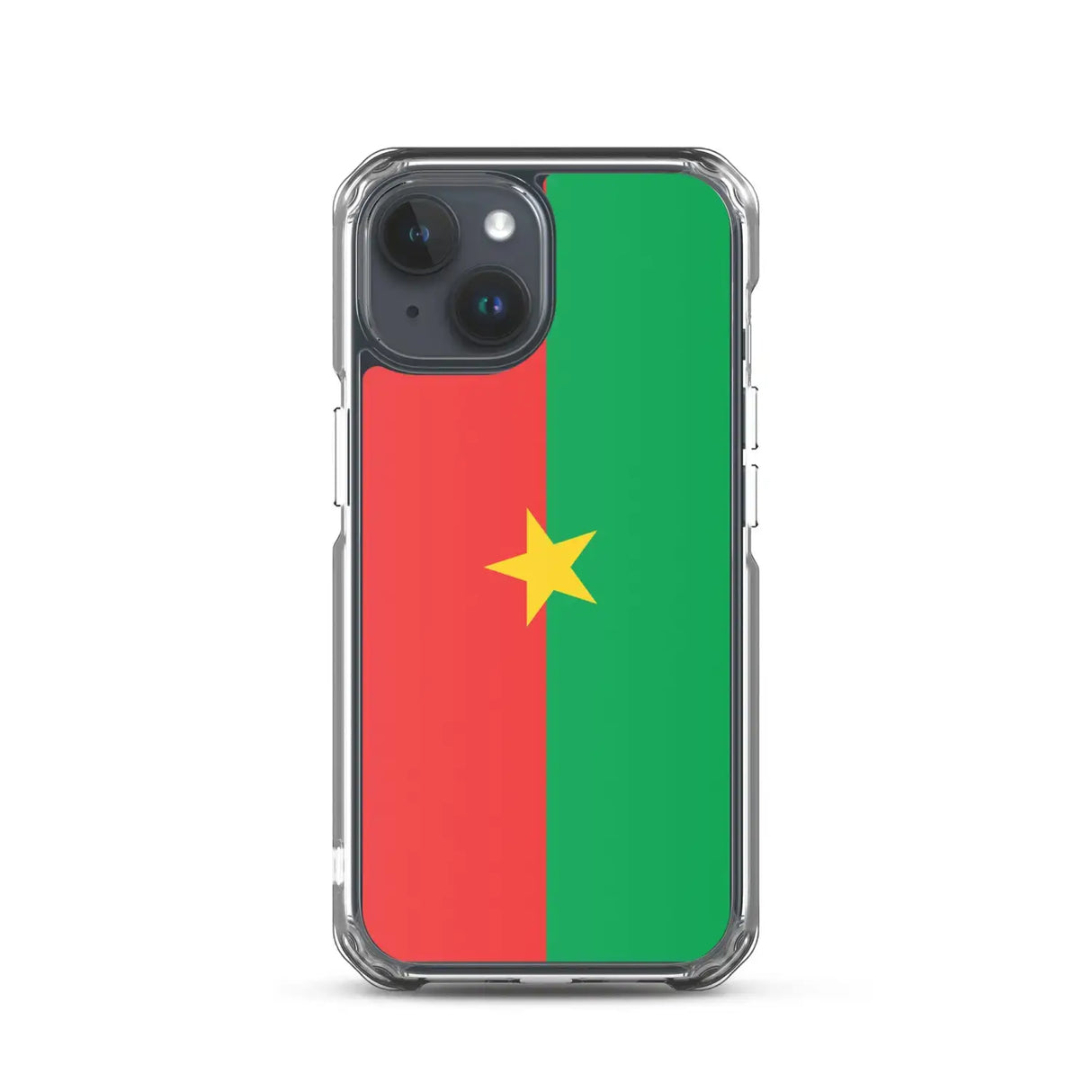Coque iphone drapeau burkina faso souple antichoc