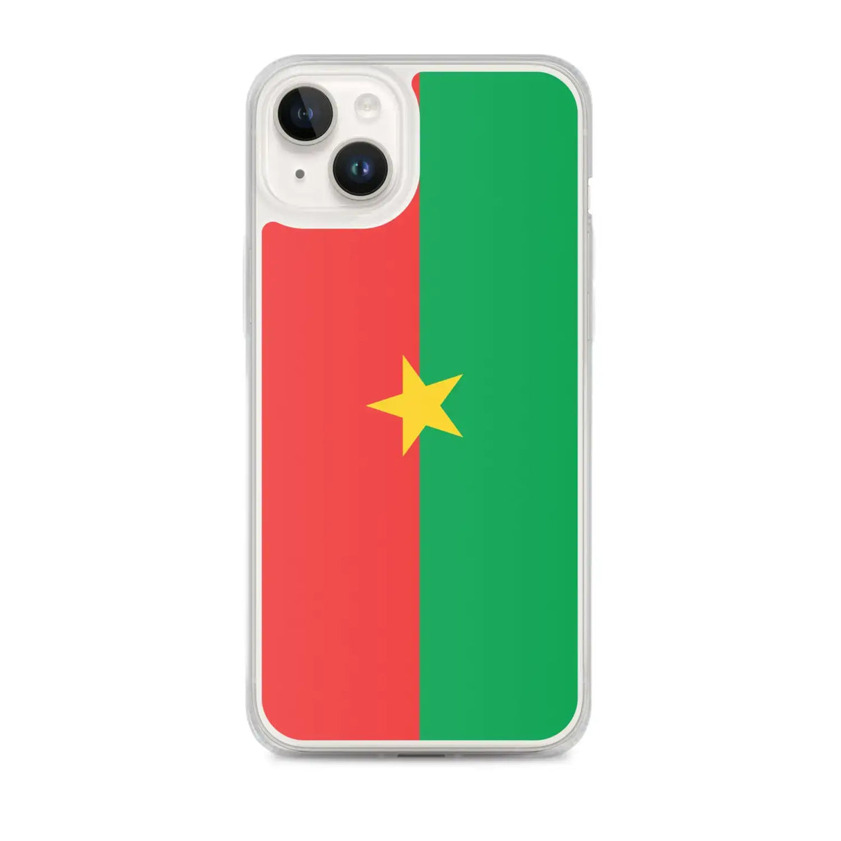Coque iphone drapeau burkina faso souple antichoc