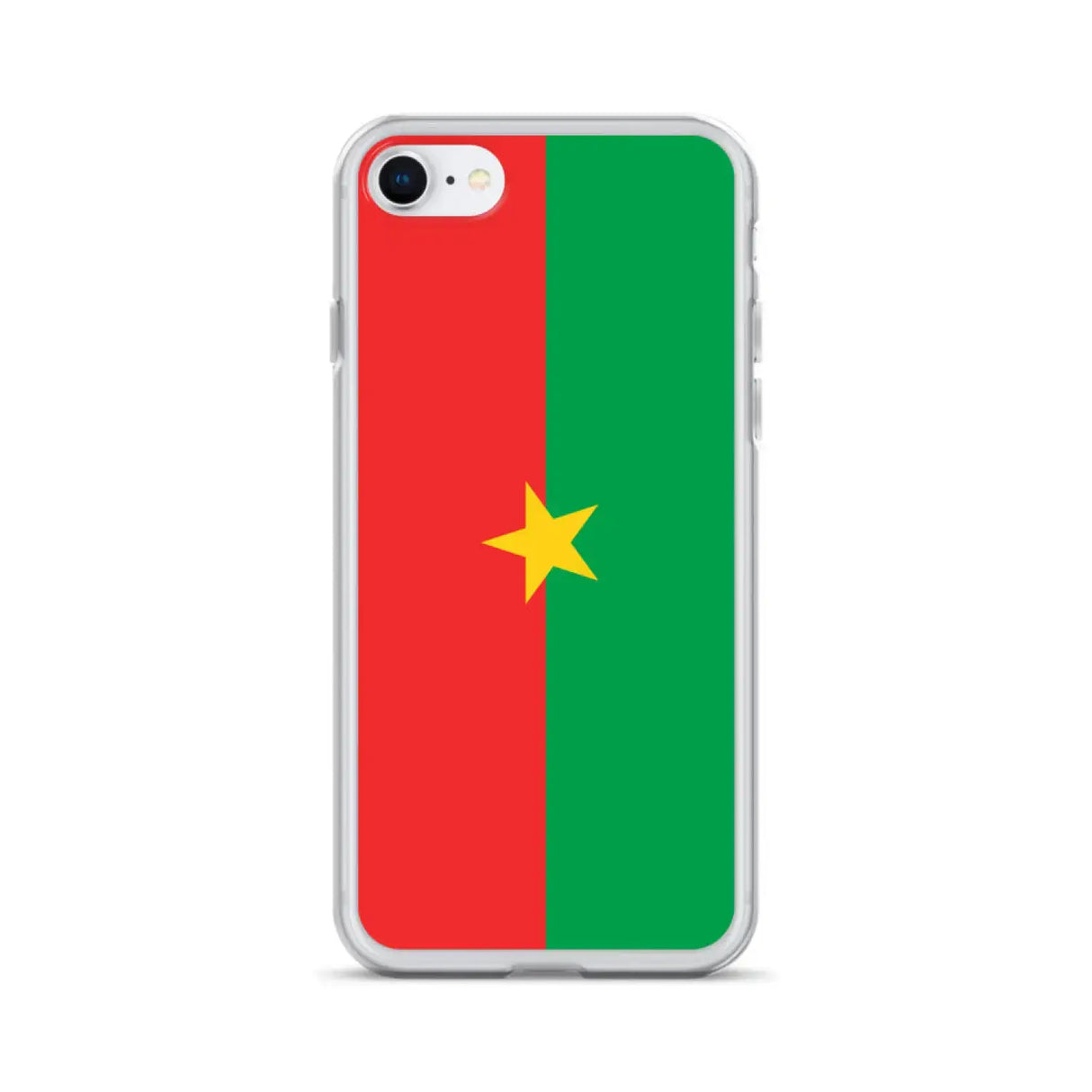 Coque iphone drapeau burkina faso souple antichoc