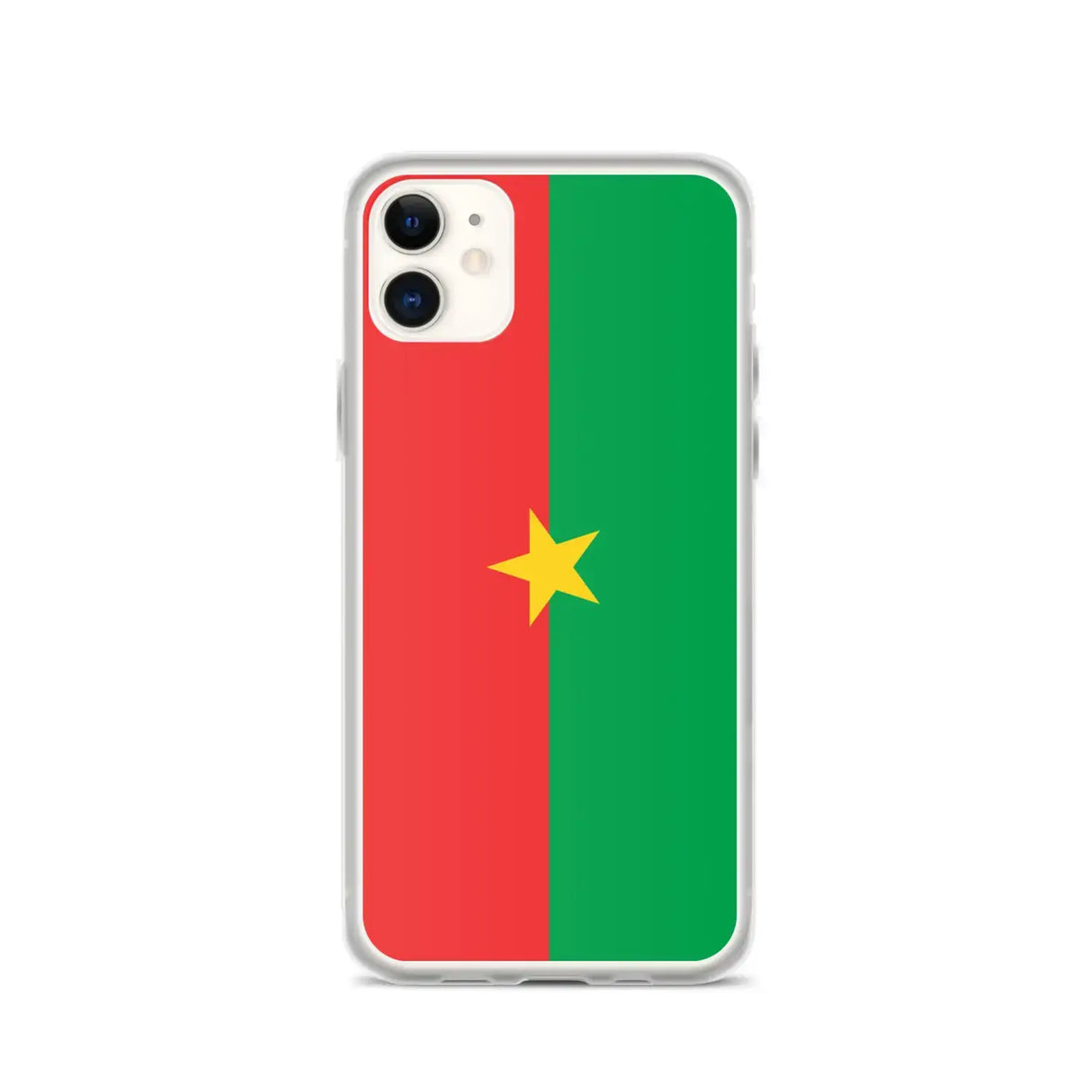 Coque iphone drapeau burkina faso souple antichoc