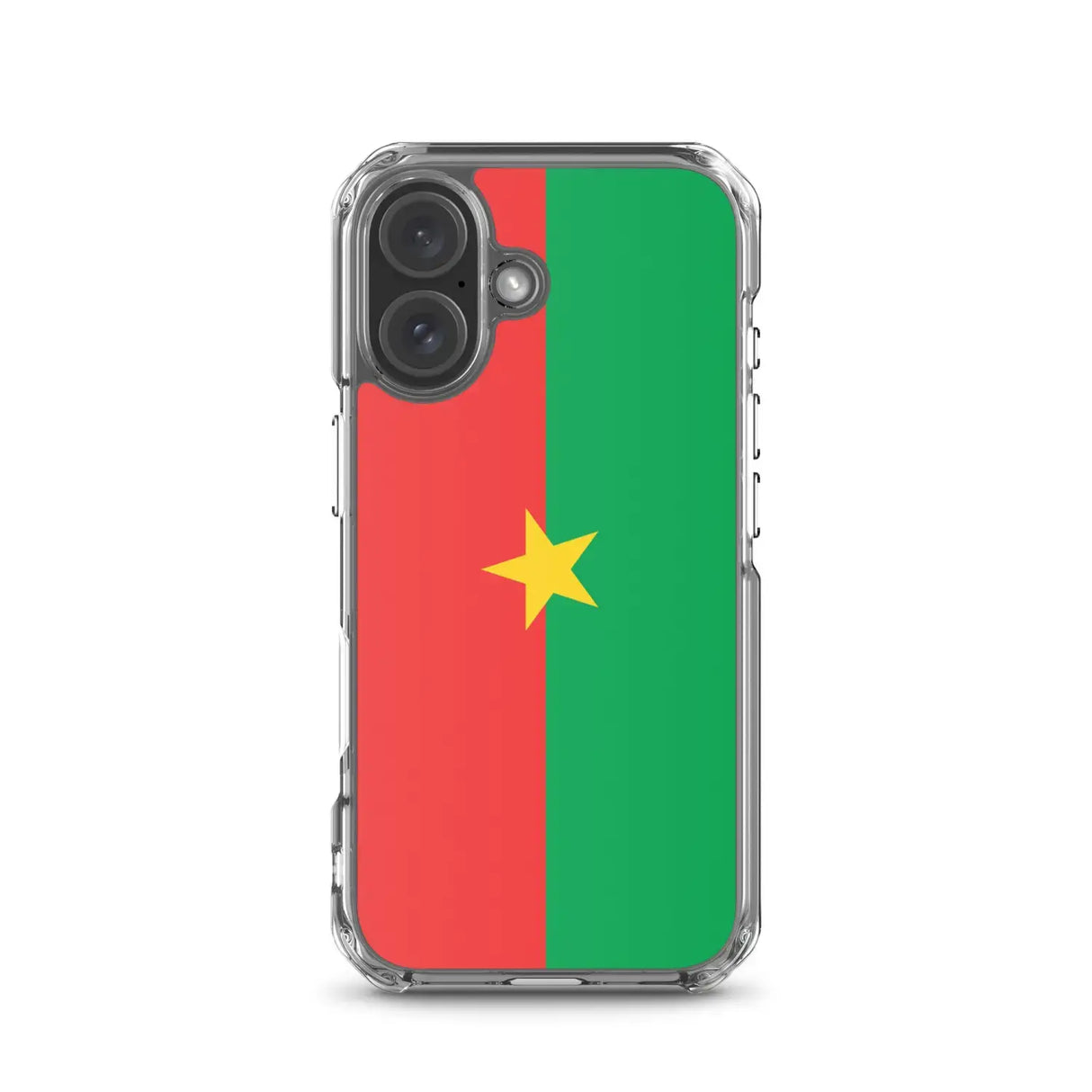 Coque iphone drapeau burkina faso souple antichoc