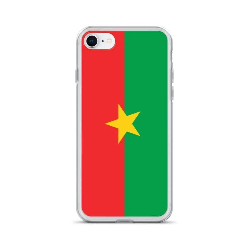 Coque iphone drapeau burkina faso souple antichoc