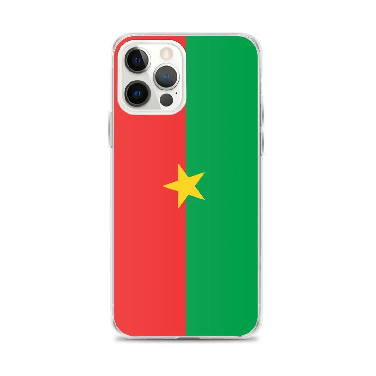 Coque iphone drapeau burkina faso souple antichoc