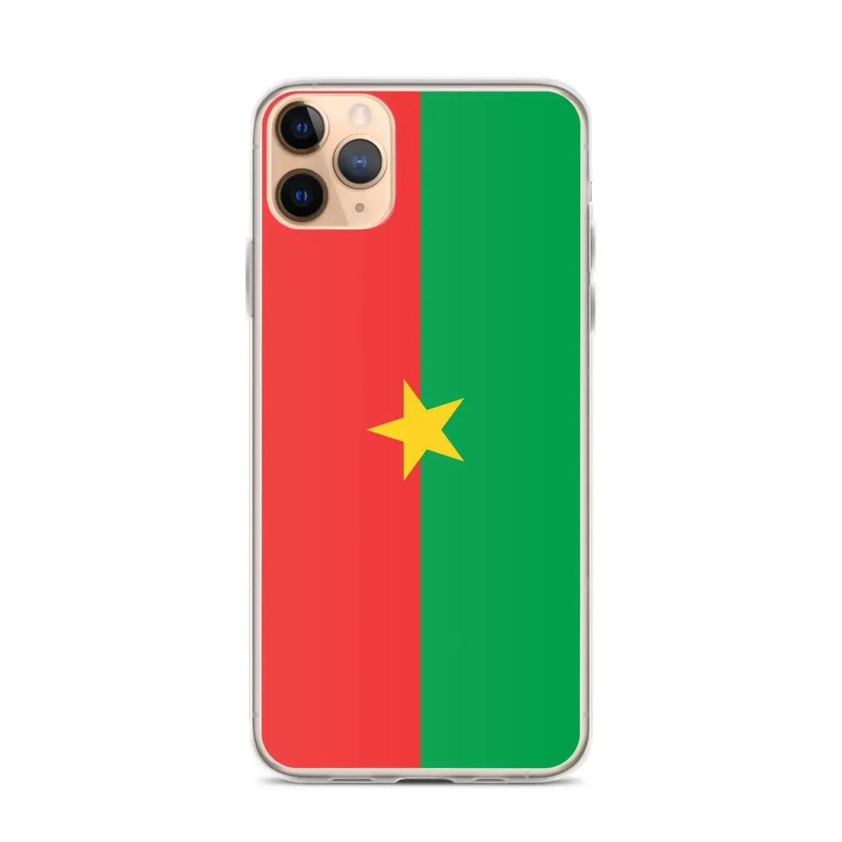 Coque iphone drapeau burkina faso souple antichoc