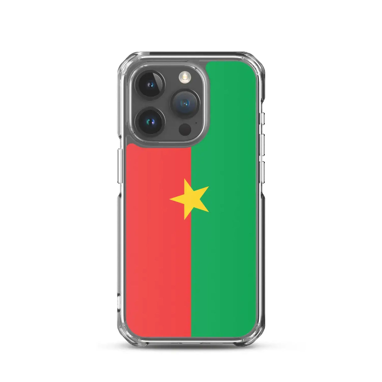 Coque iphone drapeau burkina faso souple antichoc