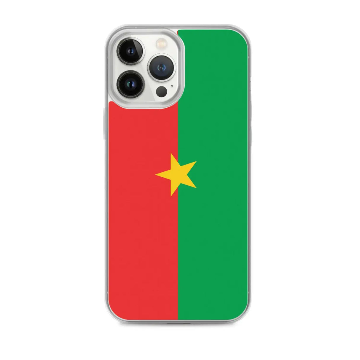 Coque iphone drapeau burkina faso souple antichoc