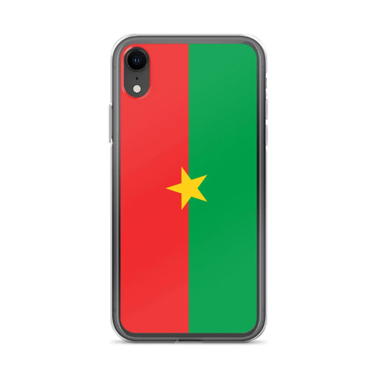 Coque iphone drapeau burkina faso souple antichoc