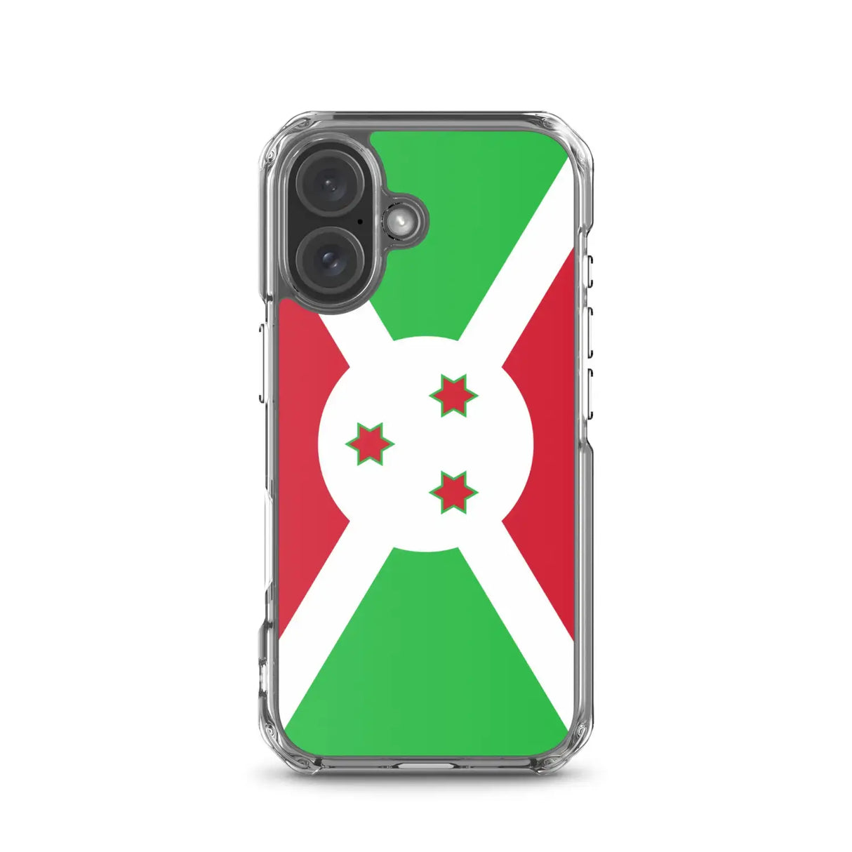 Coque iphone drapeau burundi souple antichoc transparente