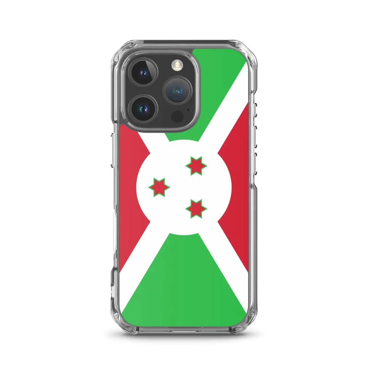 Coque iphone drapeau burundi souple antichoc transparente