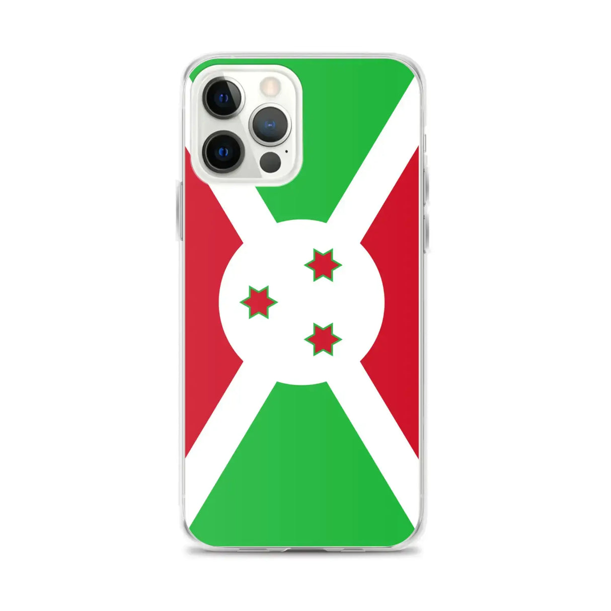 Coque iphone drapeau burundi souple antichoc transparente