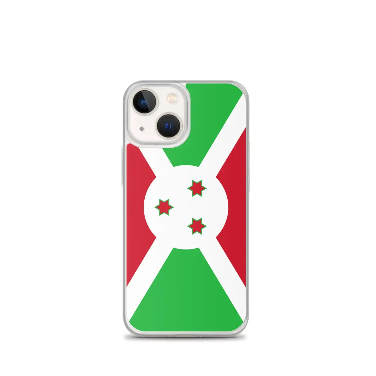 Coque iphone drapeau burundi souple antichoc transparente