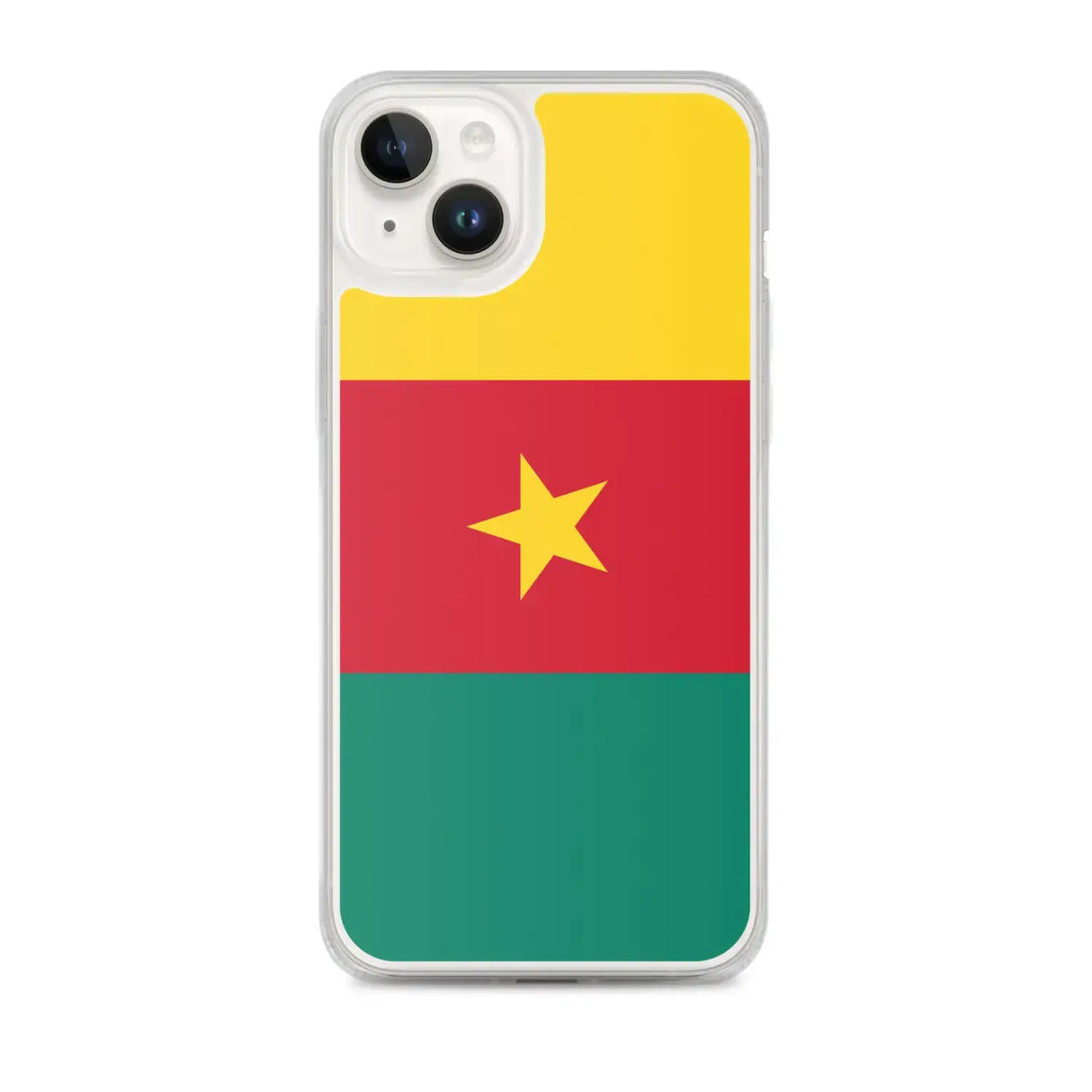 Coque iphone drapeau cameroun souple antichoc transparente