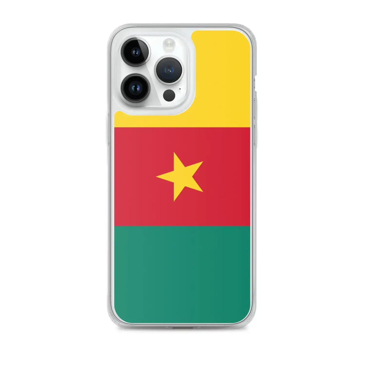 Coque iphone drapeau cameroun souple antichoc transparente