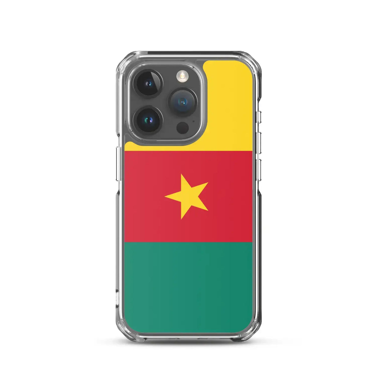Coque iphone drapeau cameroun souple antichoc transparente