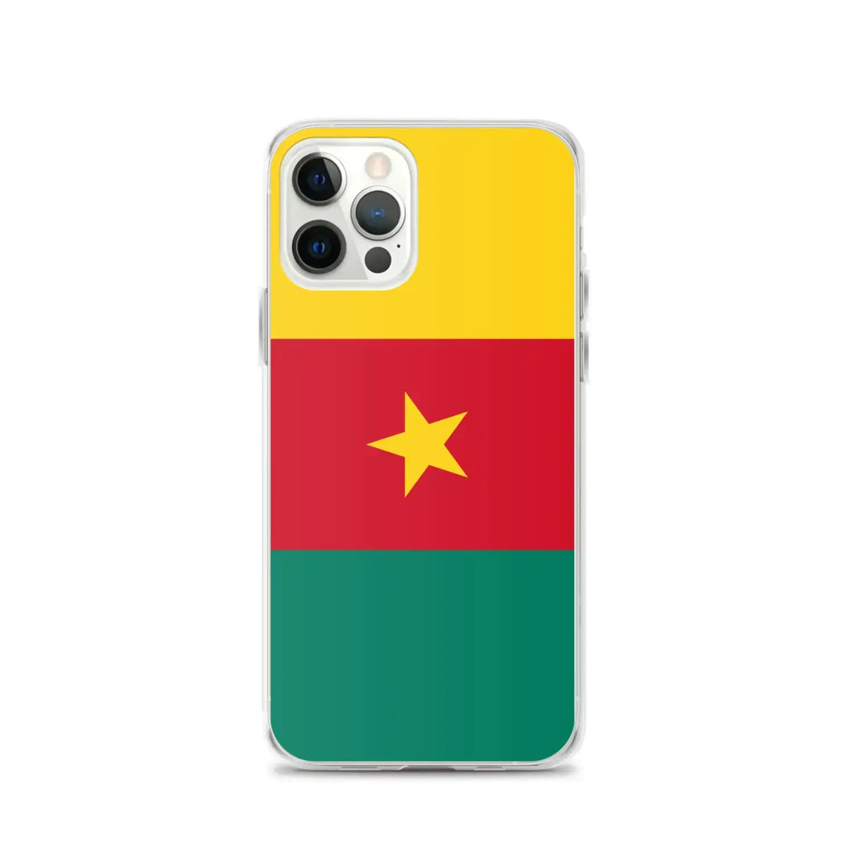 Coque iphone drapeau cameroun souple antichoc transparente
