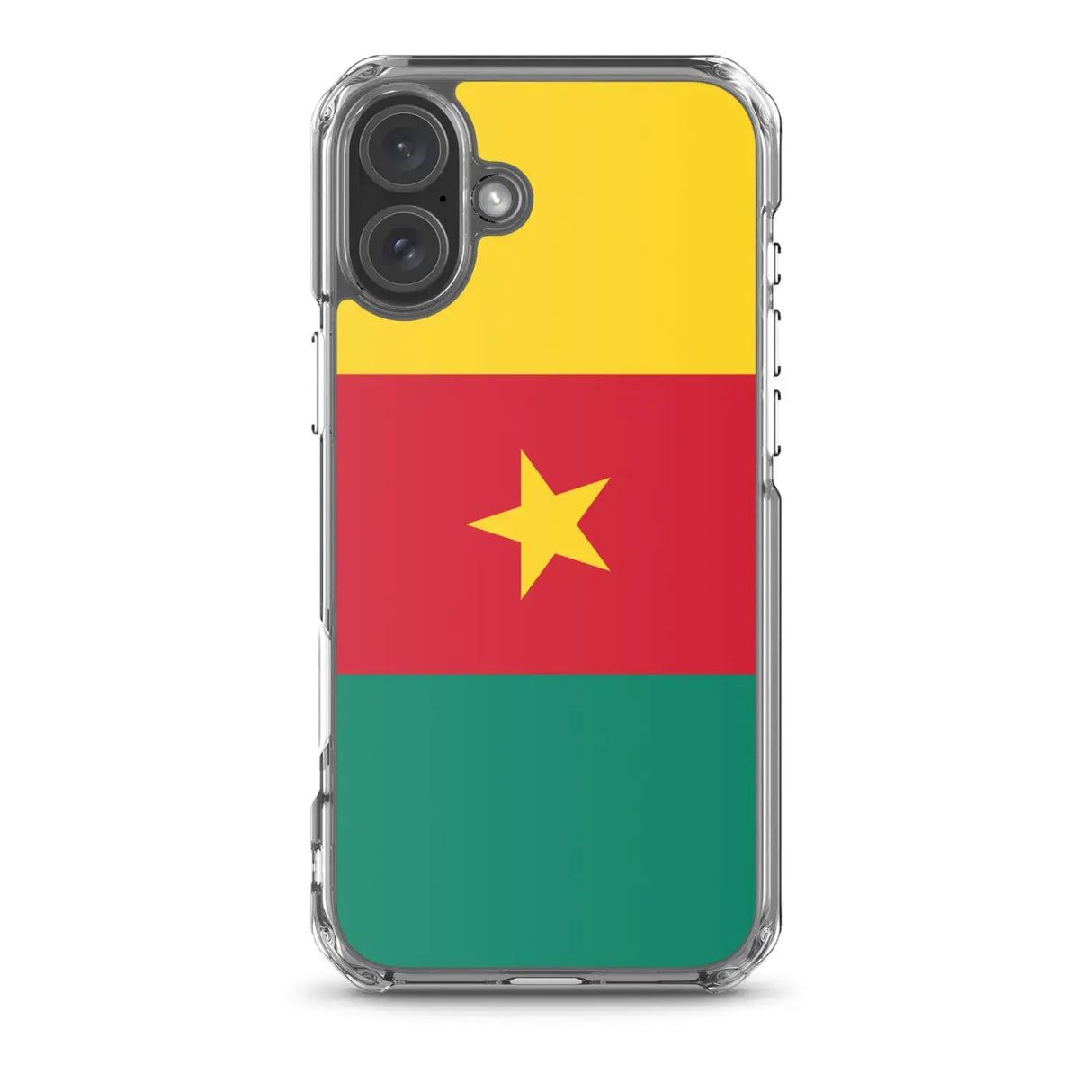 Coque iphone drapeau cameroun souple antichoc transparente