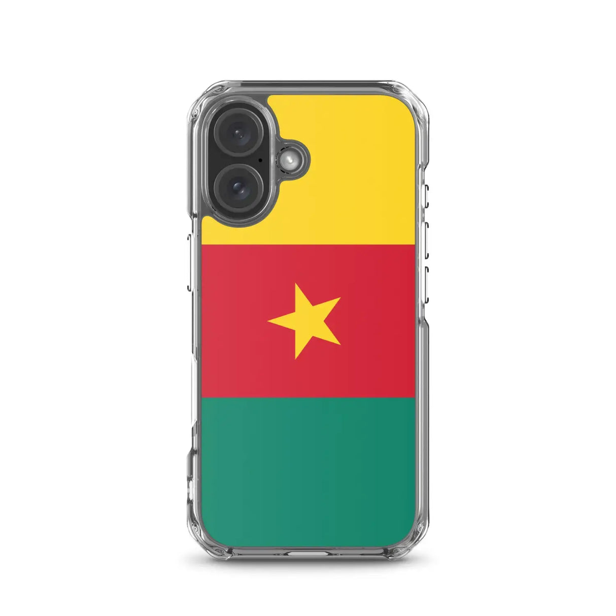 Coque iphone drapeau cameroun souple antichoc transparente
