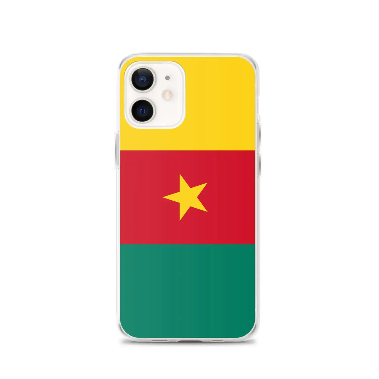 Coque iphone drapeau cameroun souple antichoc transparente