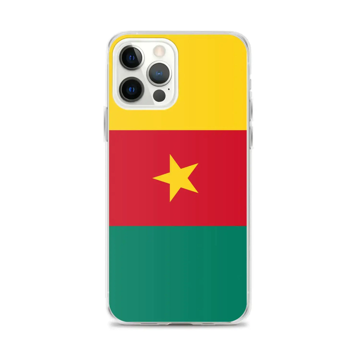 Coque iphone drapeau cameroun souple antichoc transparente