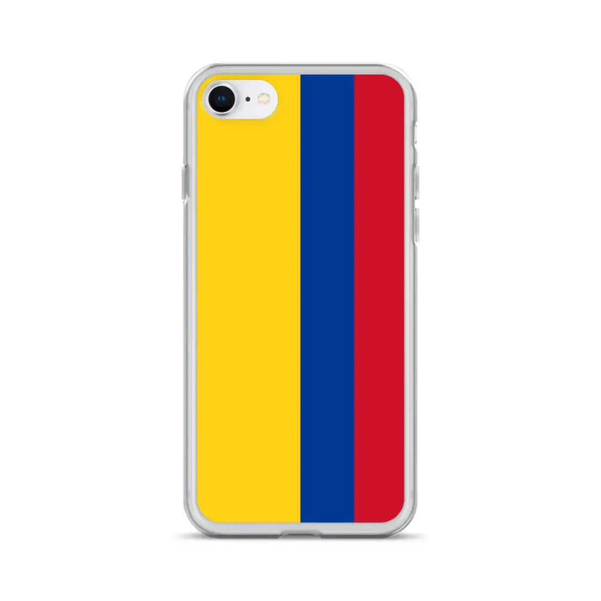 Coque iphone drapeau colombie souple antichoc transparente