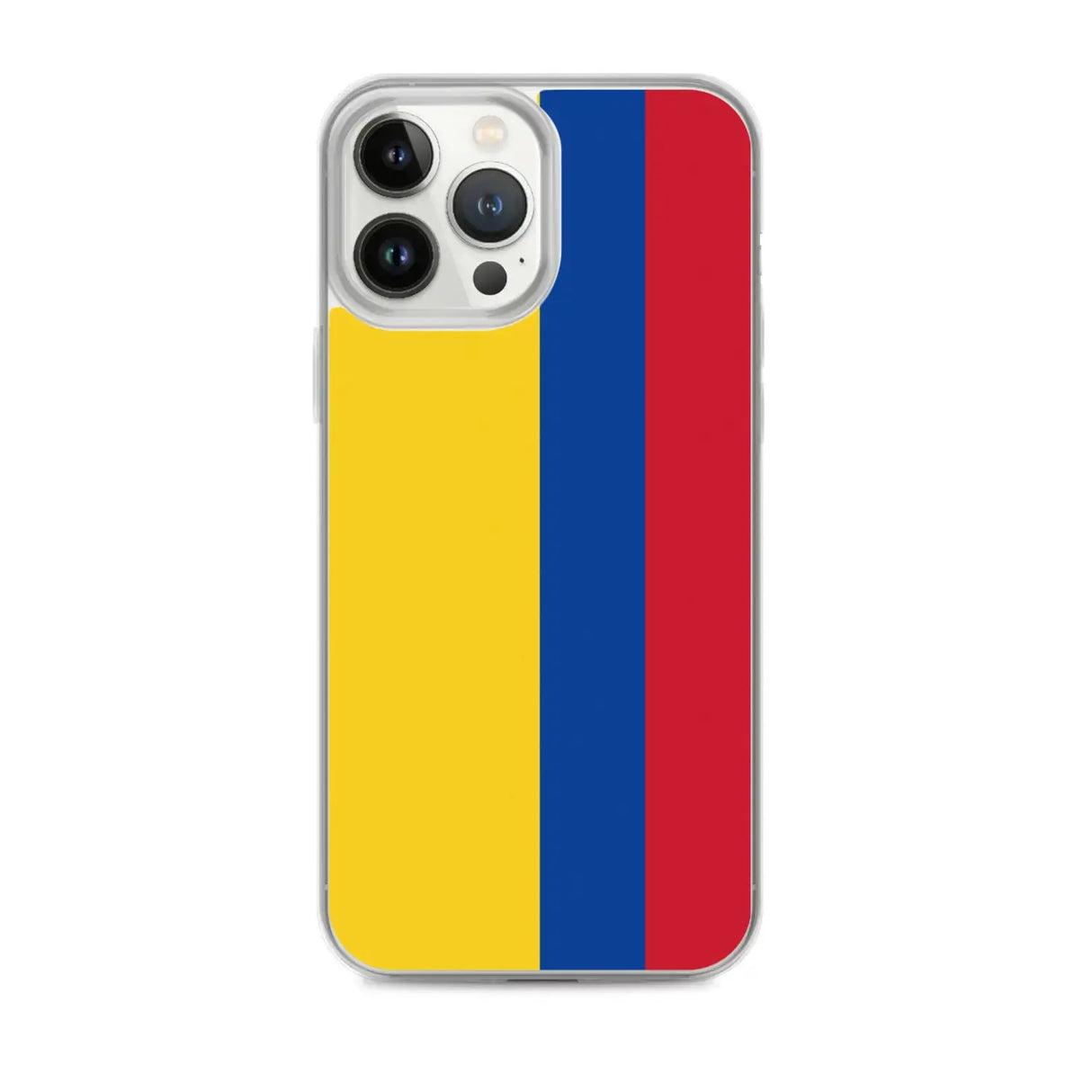 Coque iphone drapeau colombie souple antichoc transparente