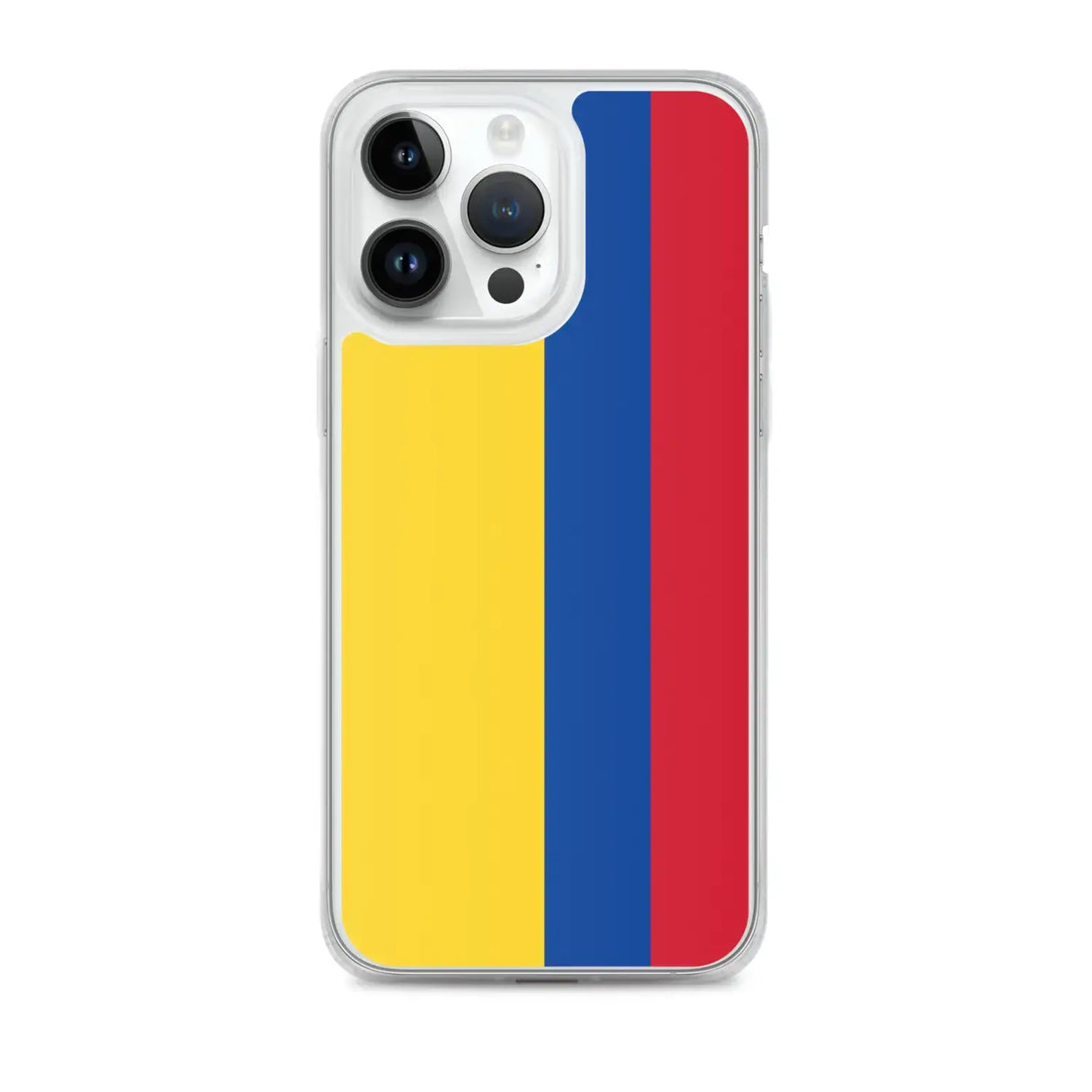 Coque iphone drapeau colombie souple antichoc transparente
