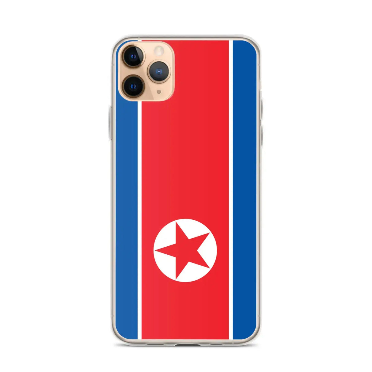Coque iphone drapeau corée du nord souple et antichoc