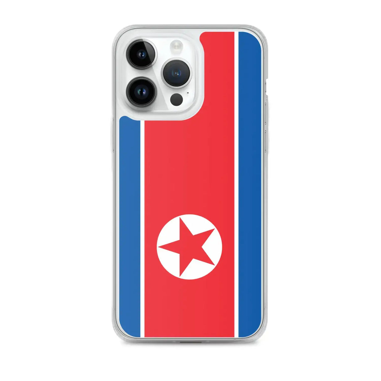 Coque iphone drapeau corée du nord souple et antichoc