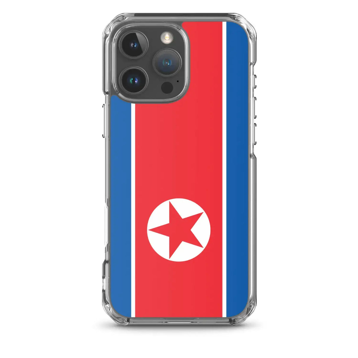 Coque iphone drapeau corée du nord souple et antichoc