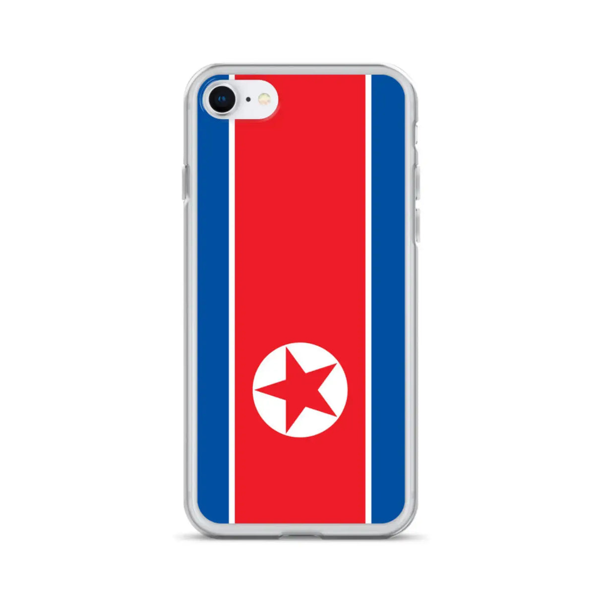 Coque iphone drapeau corée du nord souple et antichoc