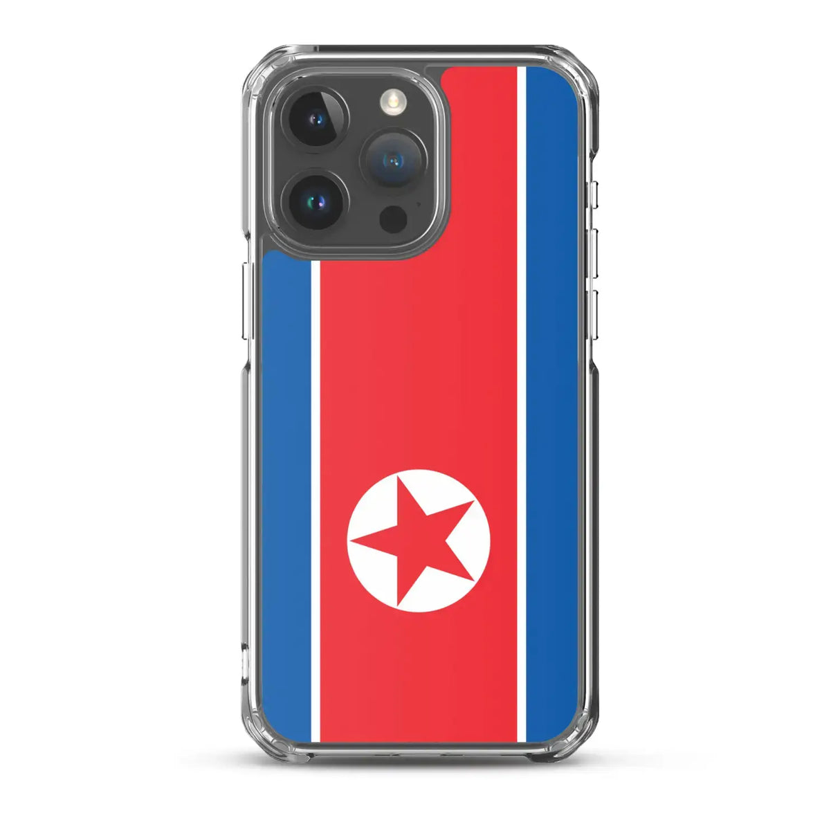 Coque iphone drapeau corée du nord souple et antichoc