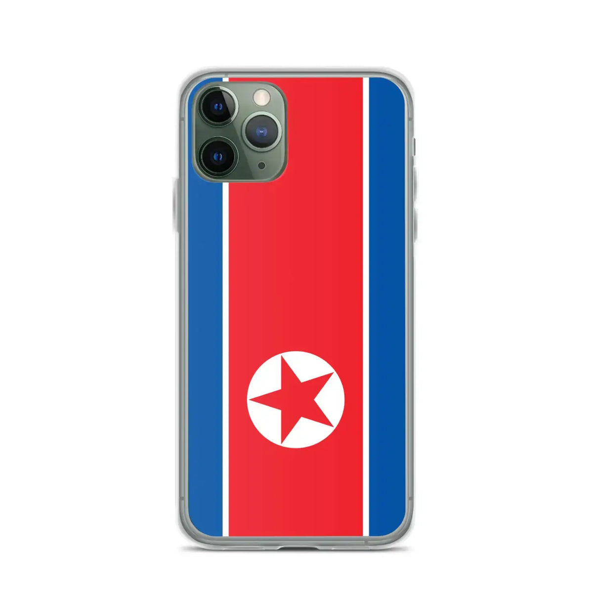 Coque iphone drapeau corée du nord souple et antichoc