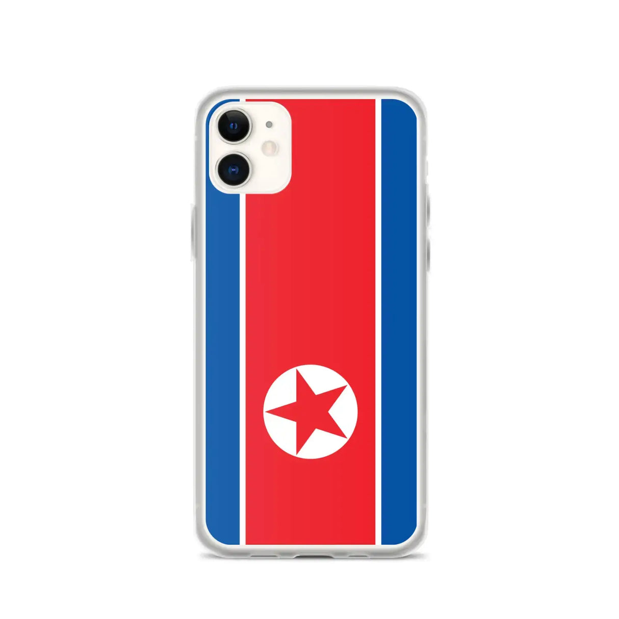 Coque iphone drapeau corée du nord souple et antichoc