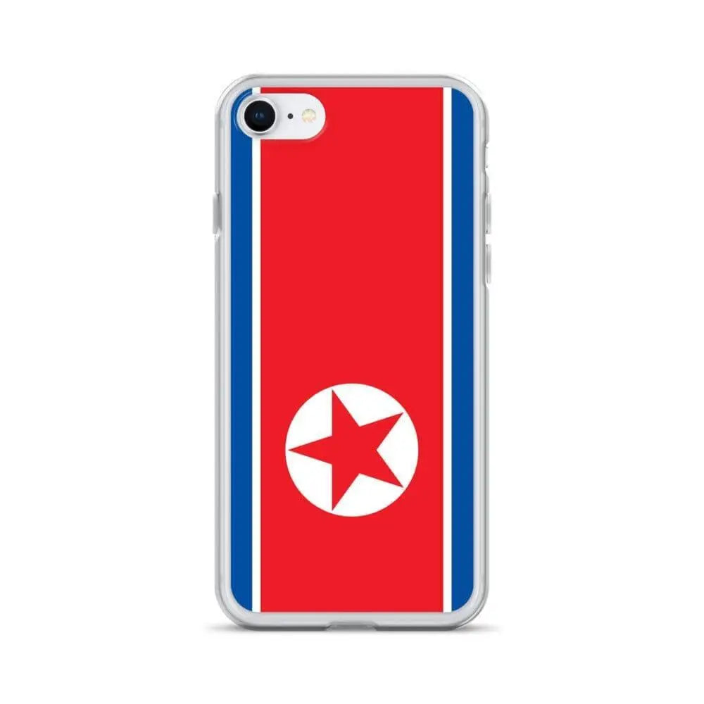 Coque iphone drapeau corée du nord souple et antichoc