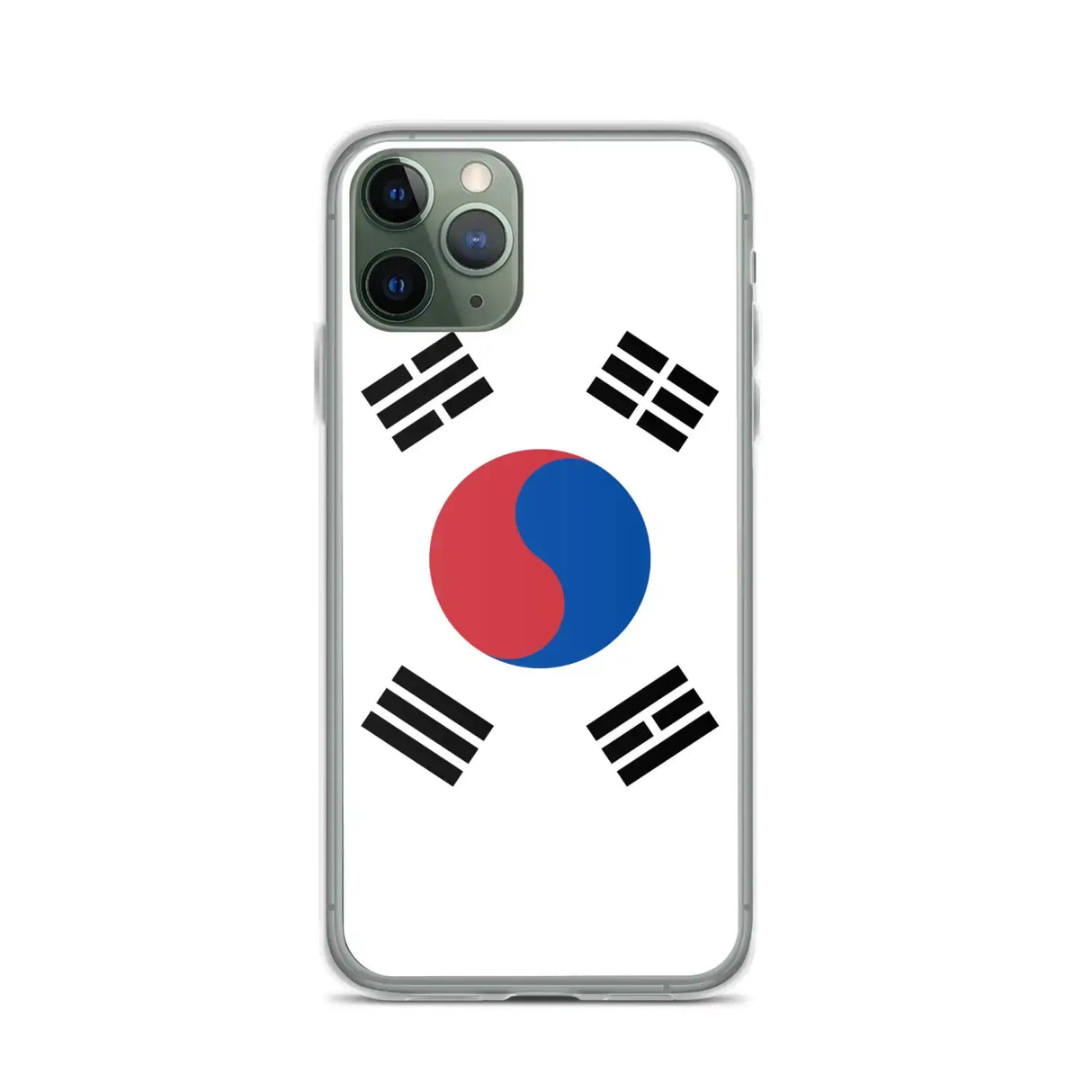 Coque iphone drapeau corée du sud souple antichoc