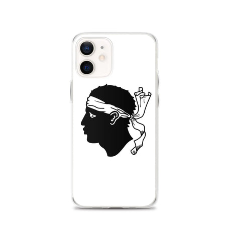 Coque iphone drapeau corse souple antichoc transparente