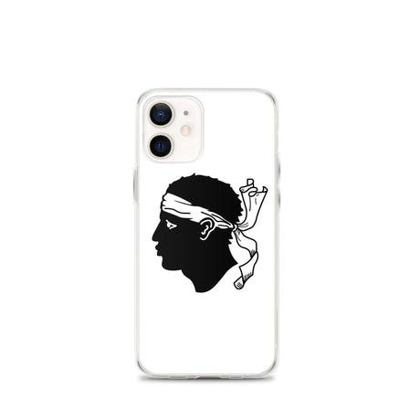 Coque iphone drapeau corse souple antichoc transparente