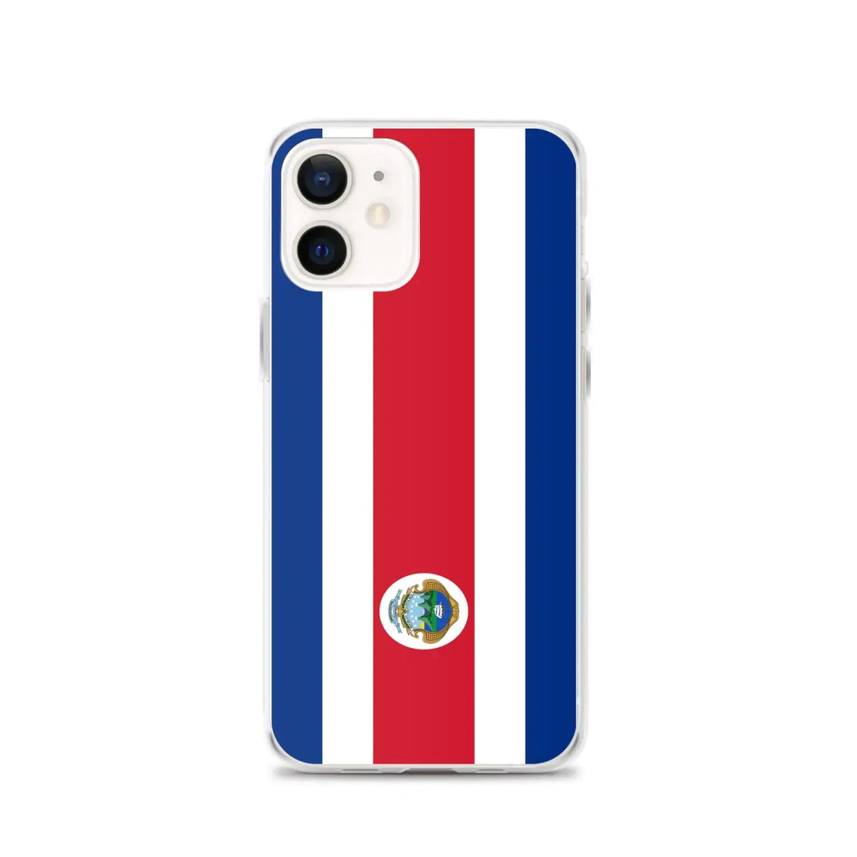 Coque iphone drapeau costa rica souple antichoc transparente