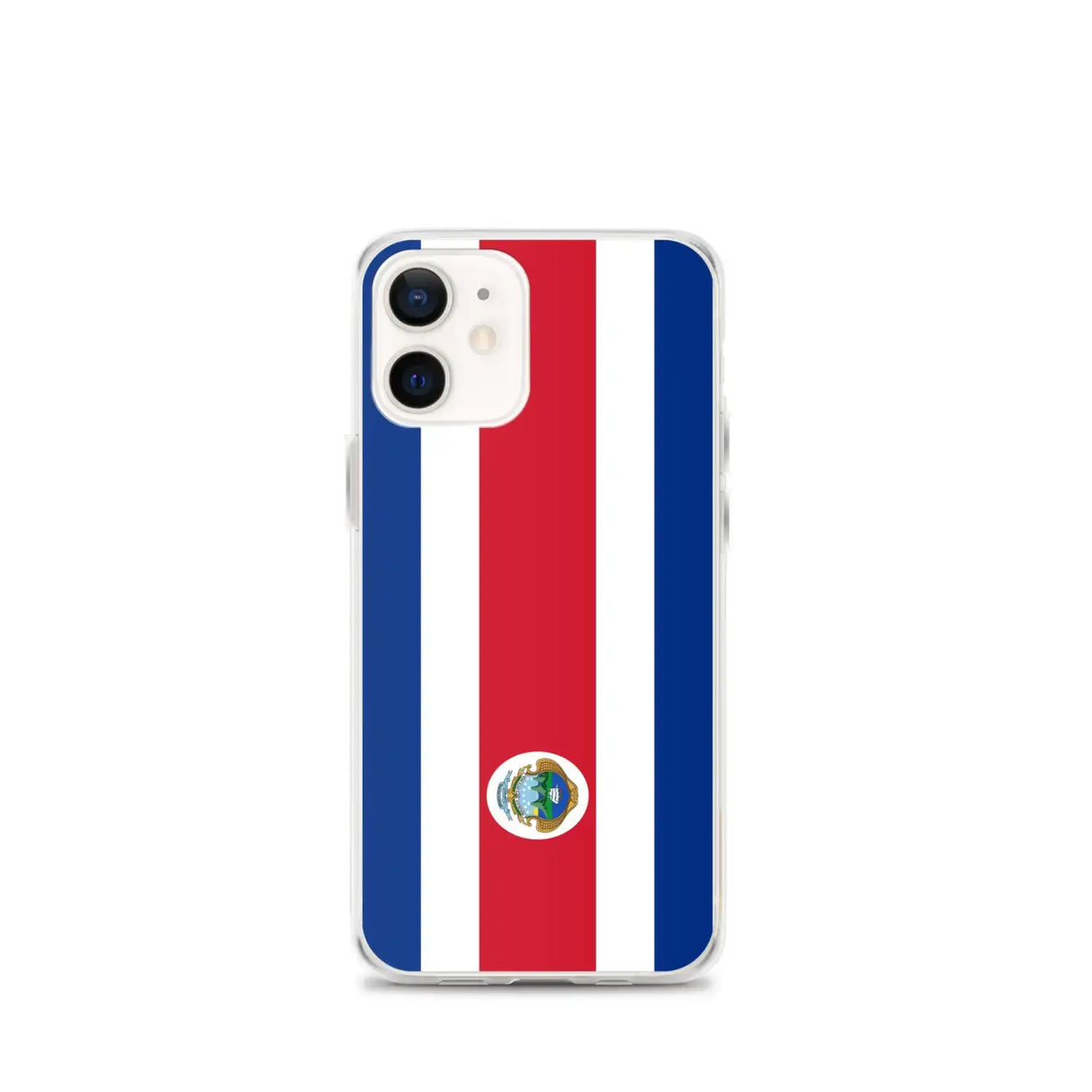 Coque iphone drapeau costa rica souple antichoc transparente
