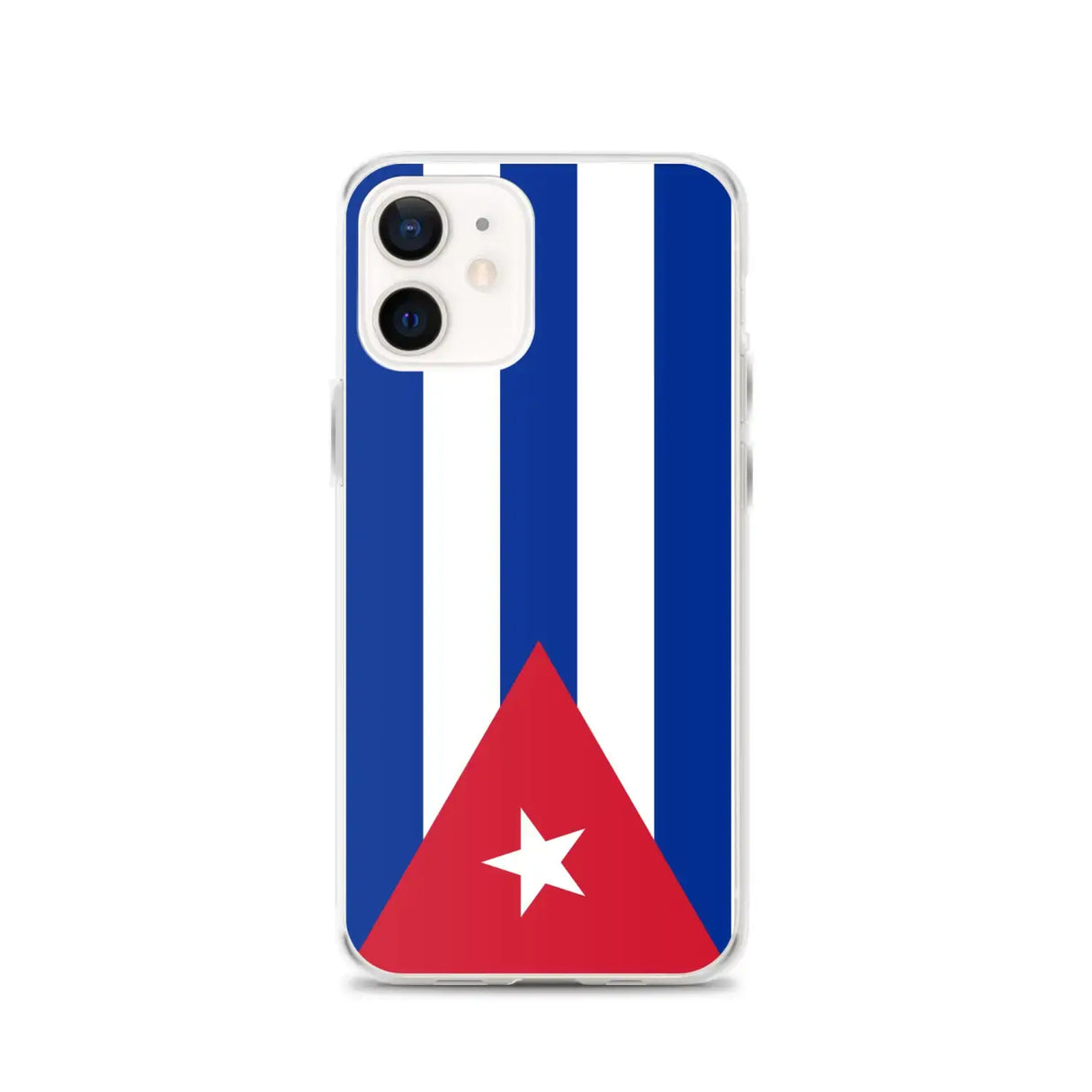 Coque iphone drapeau cuba souple antichoc transparente